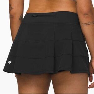 LULULEMON Pace Rival Mid-rise Tennis Skirt In Black size 10